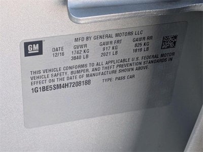 2017 Chevrolet Cruze LT