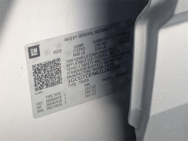 2018 Chevrolet Colorado 4WD LT