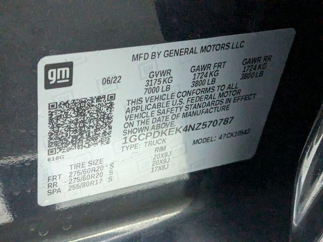 2022 Chevrolet Silverado 1500 LT (2FL)