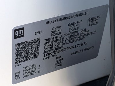 2022 GMC Yukon SLT