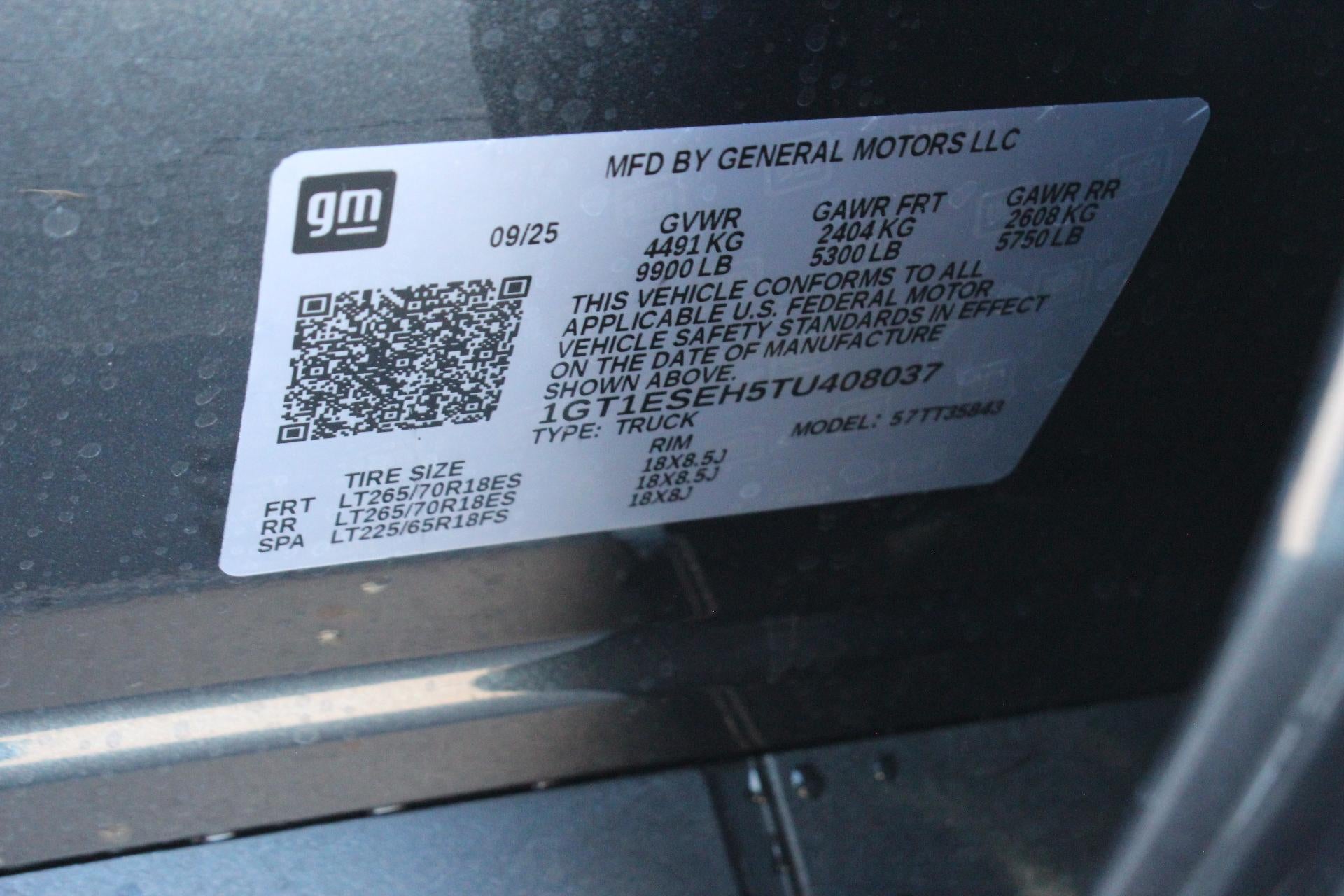 2026 GMC Sierra EV Elevation Standard Range