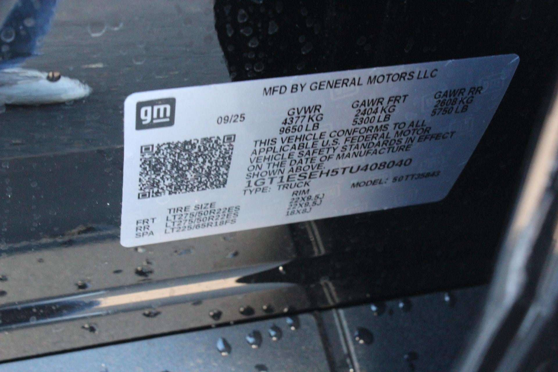 2026 GMC Sierra EV Elevation Standard Range