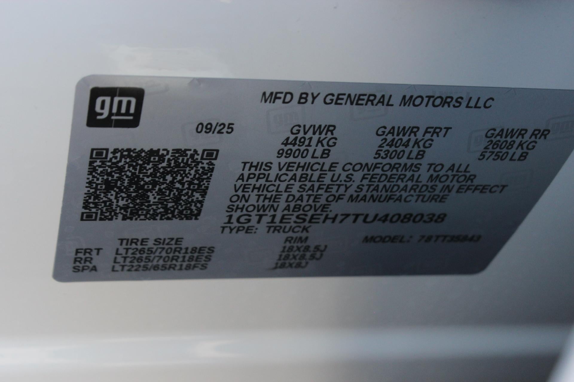 2026 GMC Sierra EV Elevation Standard Range