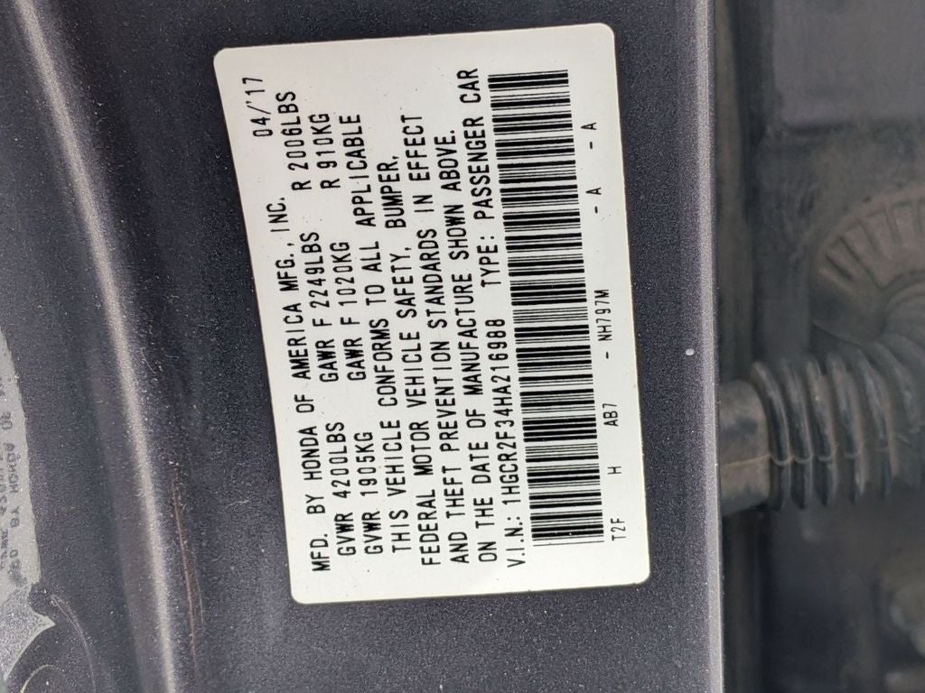 2017 Honda Accord LX