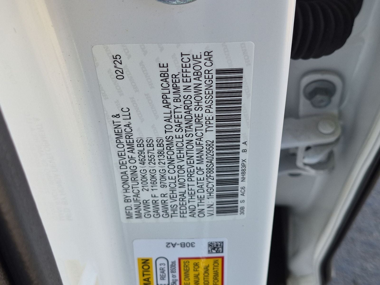 2025 Honda Accord Hybrid Touring