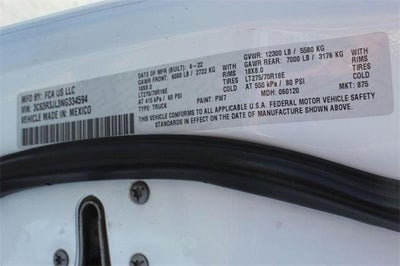 2022 RAM 3500 Laramie Crew Cab 4x4 8' Box