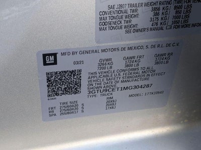 2021 GMC Sierra 1500 Elevation