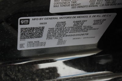 2025 GMC Sierra 1500 AT4X