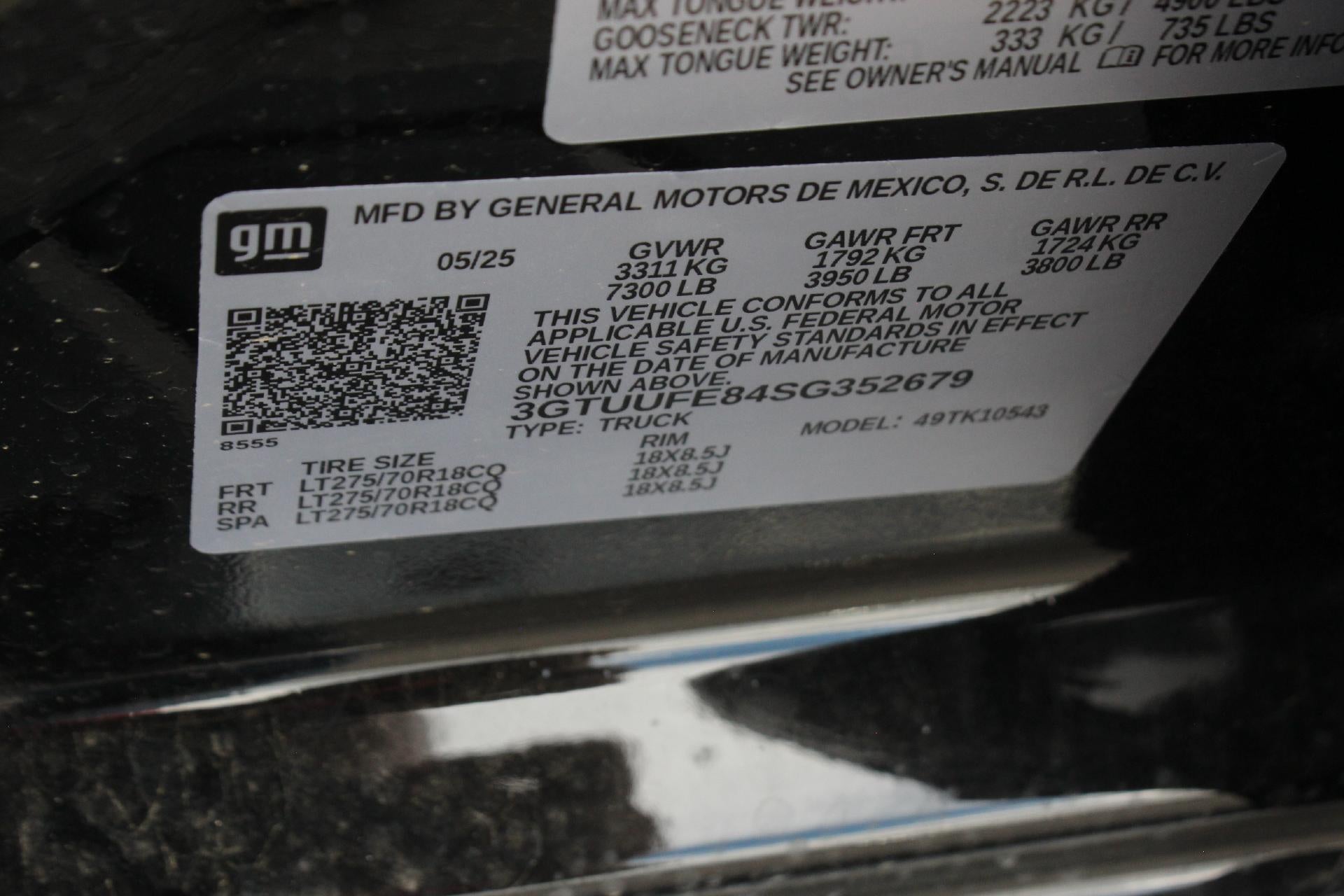 2025 GMC Sierra 1500 AT4X