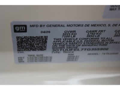 2026 GMC Sierra 1500 AT4X