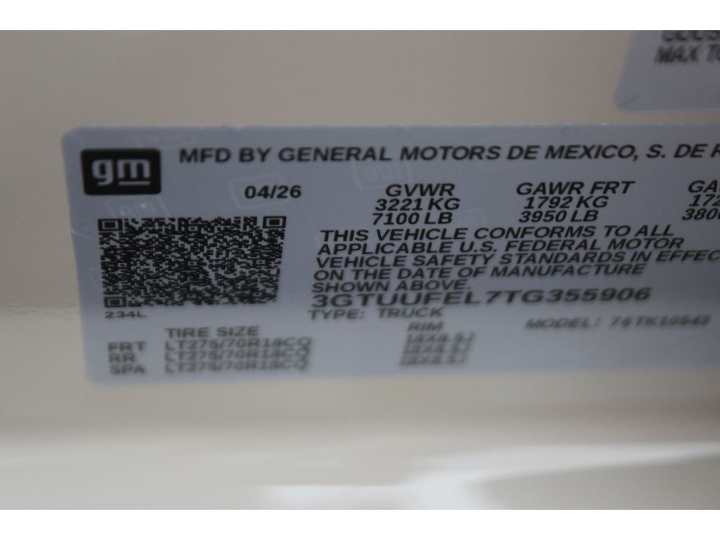 2026 GMC Sierra 1500 AT4X