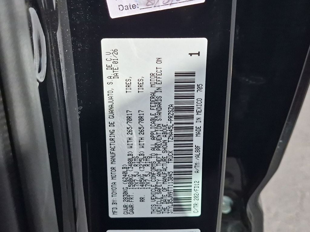2026 Toyota Tacoma 4WD SR5