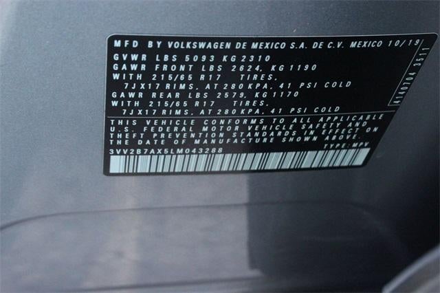 2020 Volkswagen Tiguan 2.0T SE