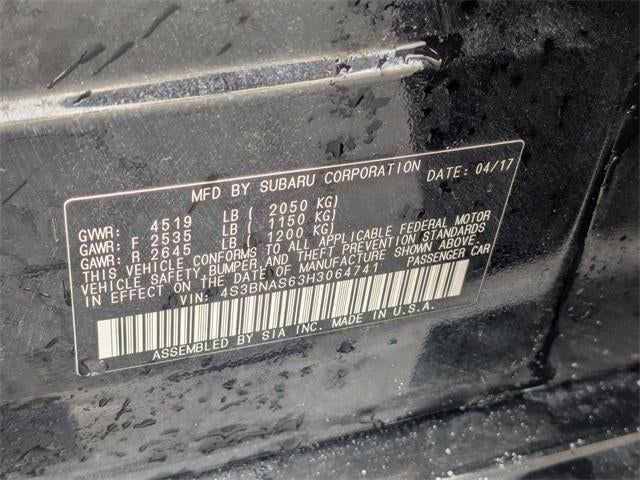 2017 Subaru Legacy 2.5i Sport