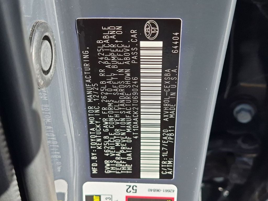2026 Toyota Camry LE