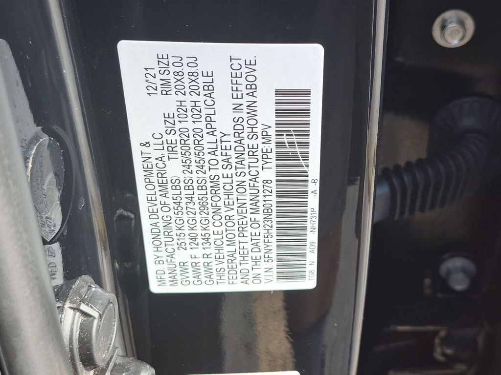 2022 Honda Pilot 2WD Special Edition