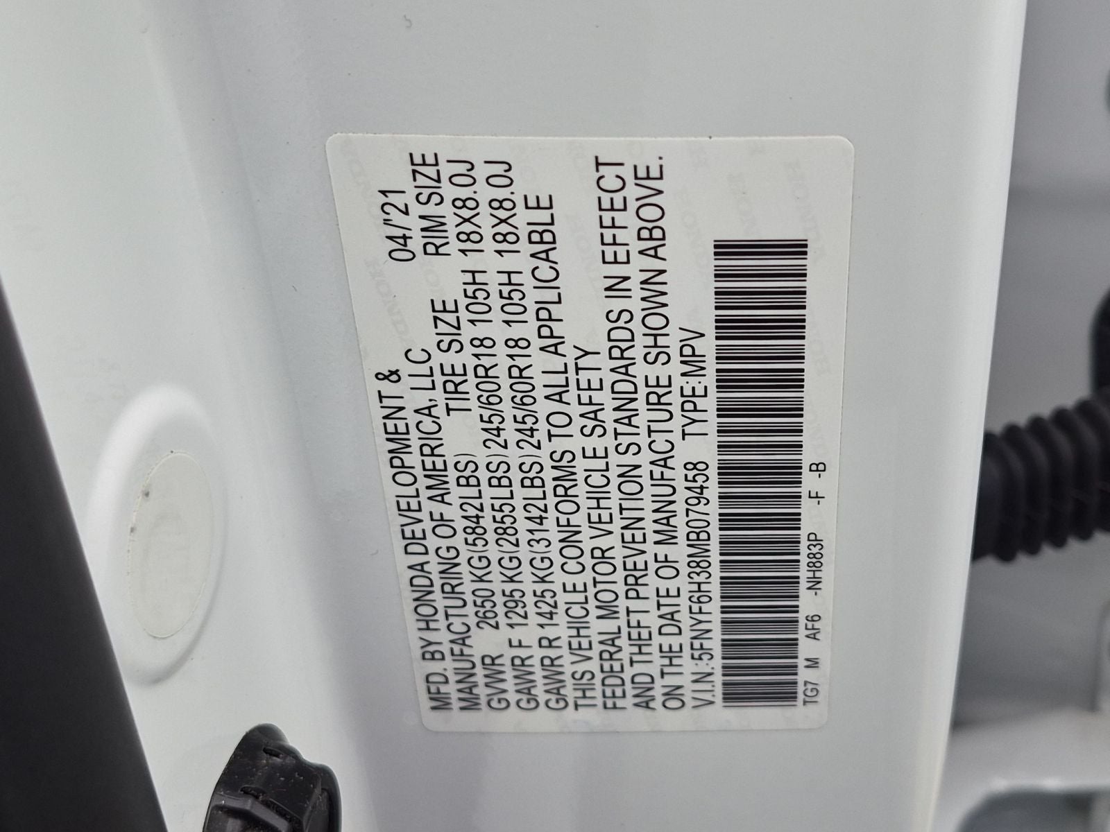 2021 Honda Pilot AWD EX