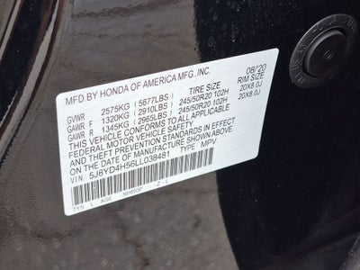 2020 Acura MDX Technology Package