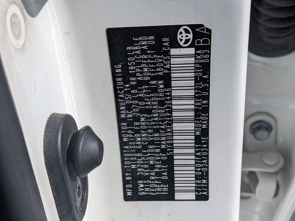 2014 Toyota Corolla L