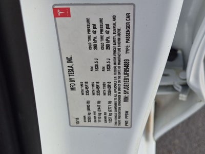 2018 Tesla Model 3 Long Range