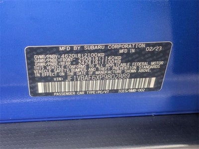 2023 Subaru WRX Premium