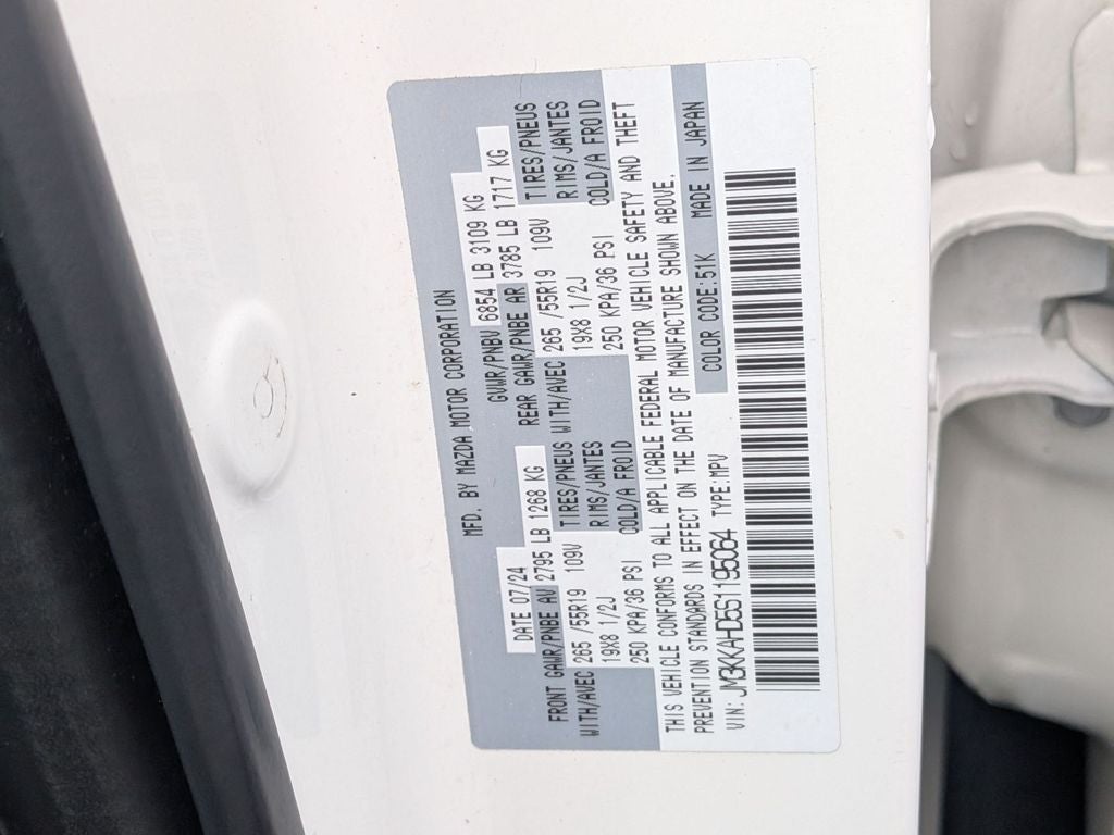 2025 Mazda Mazda CX-90 3.3 Turbo Select Package
