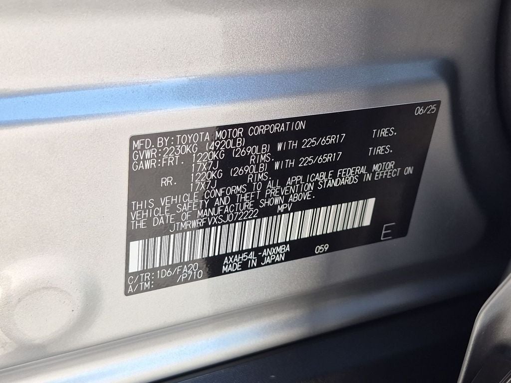 2025 Toyota RAV4 Hybrid XLE
