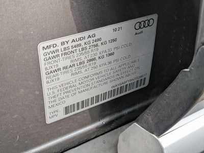 2022 Audi Q5 Sportback Premium Plus 45 TFSI S line quattro S tronic