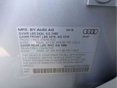 2019 Audi Q5 45 Premium