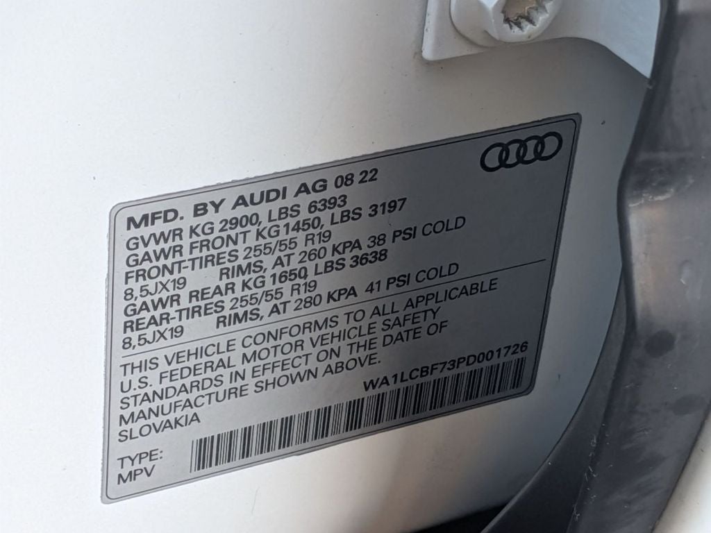 2023 Audi Q7 Premium Plus 45 TFSI quattro Tiptronic