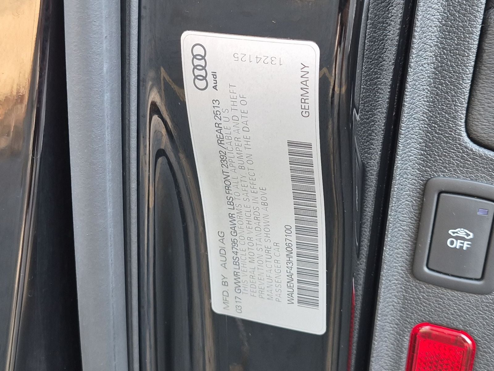 2017 Audi A4 Premium Plus