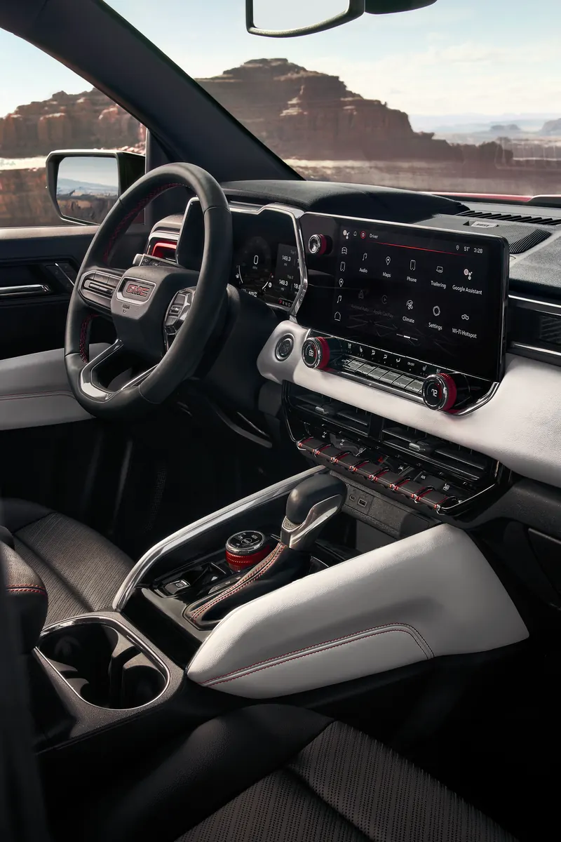 2026 GMC Canyon infotainment system at Shortline Buick GMC in Aurora CO