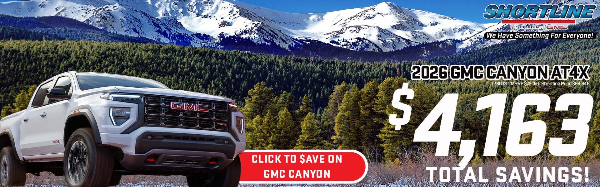 2026 GMC Canyon AT4X