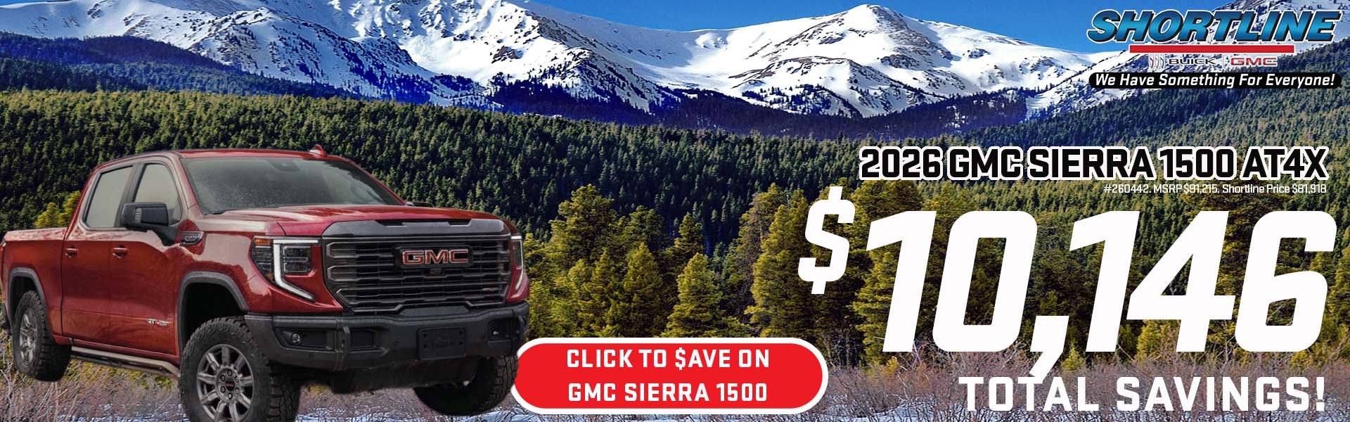 2026 GMC Sierra 1500 AT4X