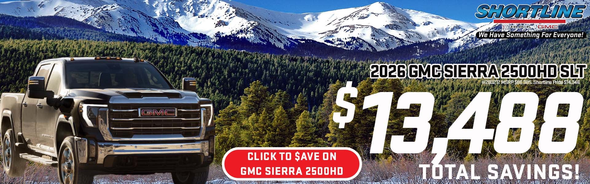 2026 GMC Sierra 2500 HD SLT