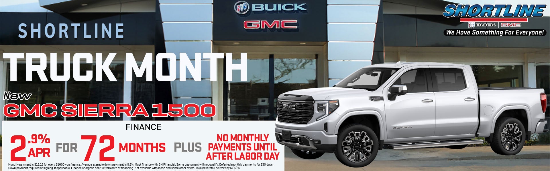 new GMC Sierra 1500