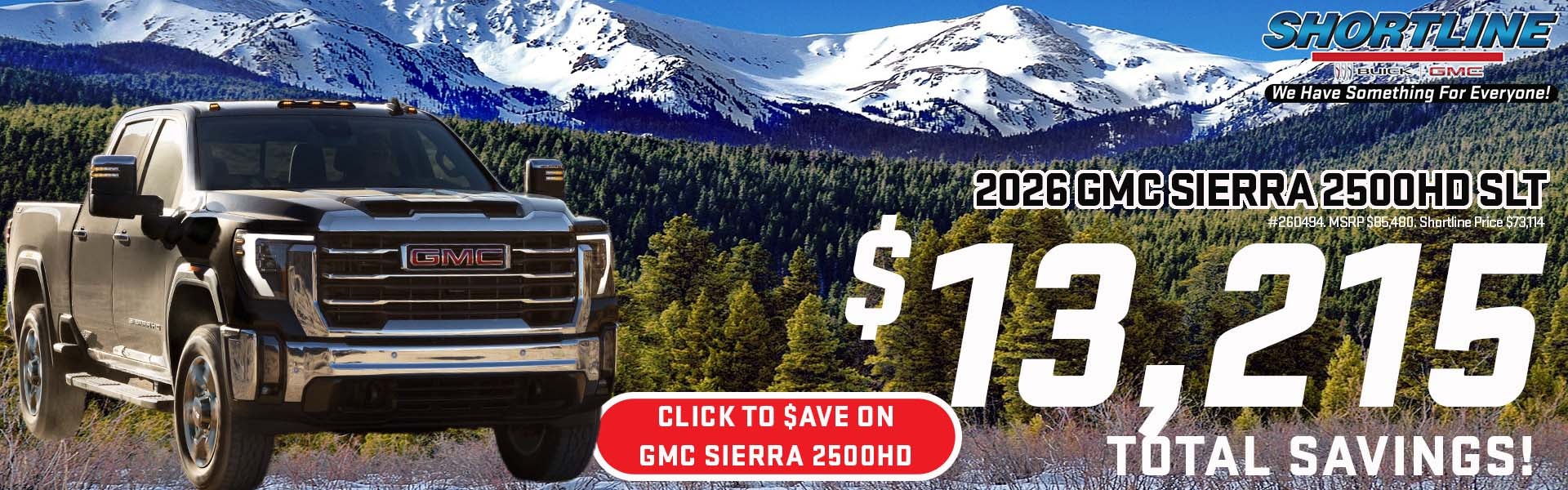 2026 GMC SIERRA 2500HD SLT