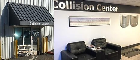 Collision Center entrance and lobby