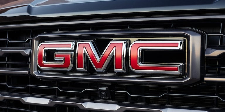 Close-up of the Front GMC Badging on the 2025 Yukon Large SUV